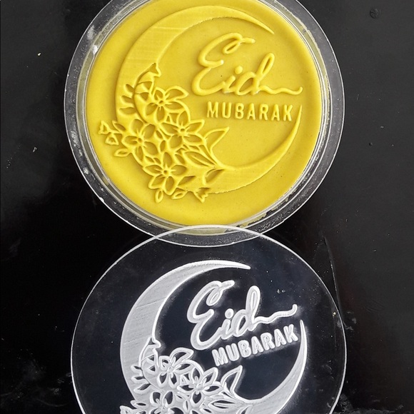 EID MUBARAK Special Acrylic Outbosser Fondant Stamps For Cakes and Cupcakes - Picture 2 of 5